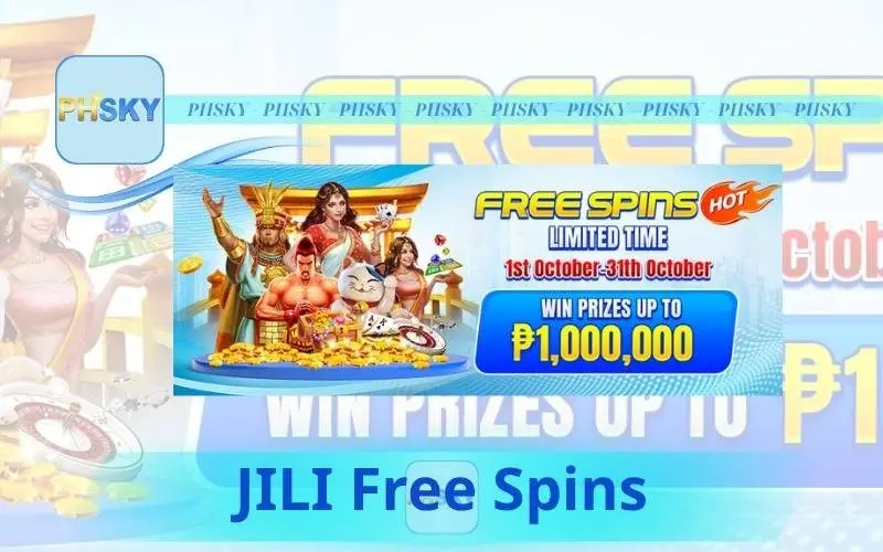 JILI Free Spins – Win Up To ₱1,000,000 Daily Rewards