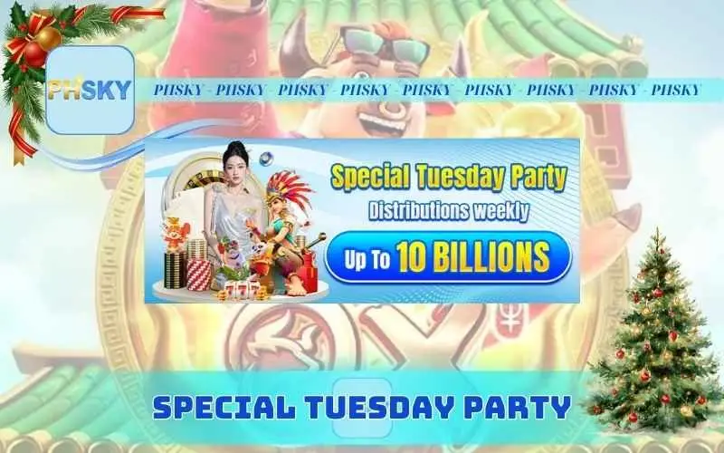 Special Tuesday Party – Weekly Mystery Bonus Event